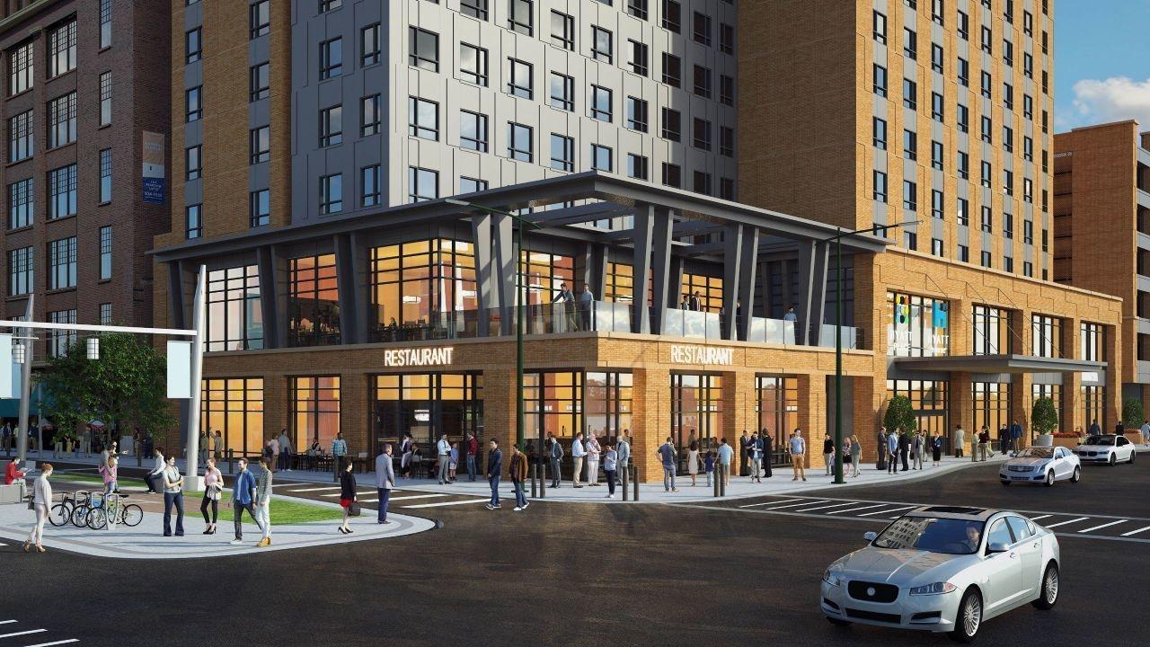 Hyatt House Indianapolis Downtown Hotel Exterior foto