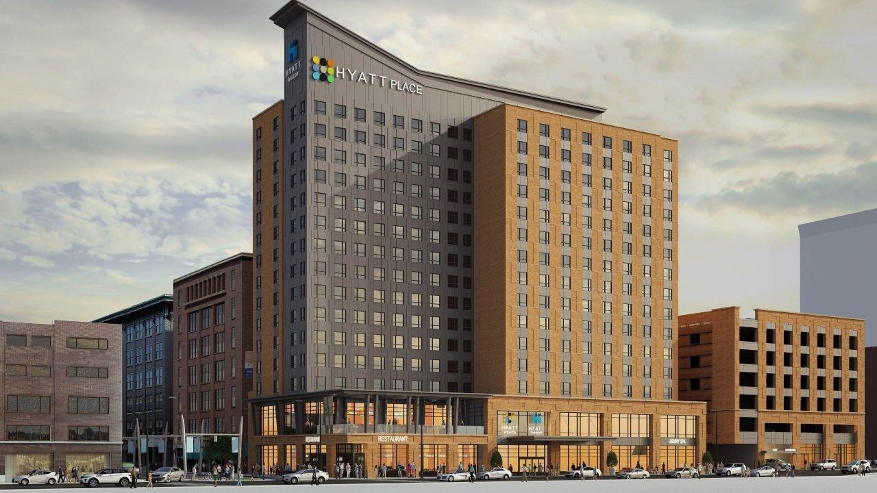 Hyatt House Indianapolis Downtown Hotel Exterior foto