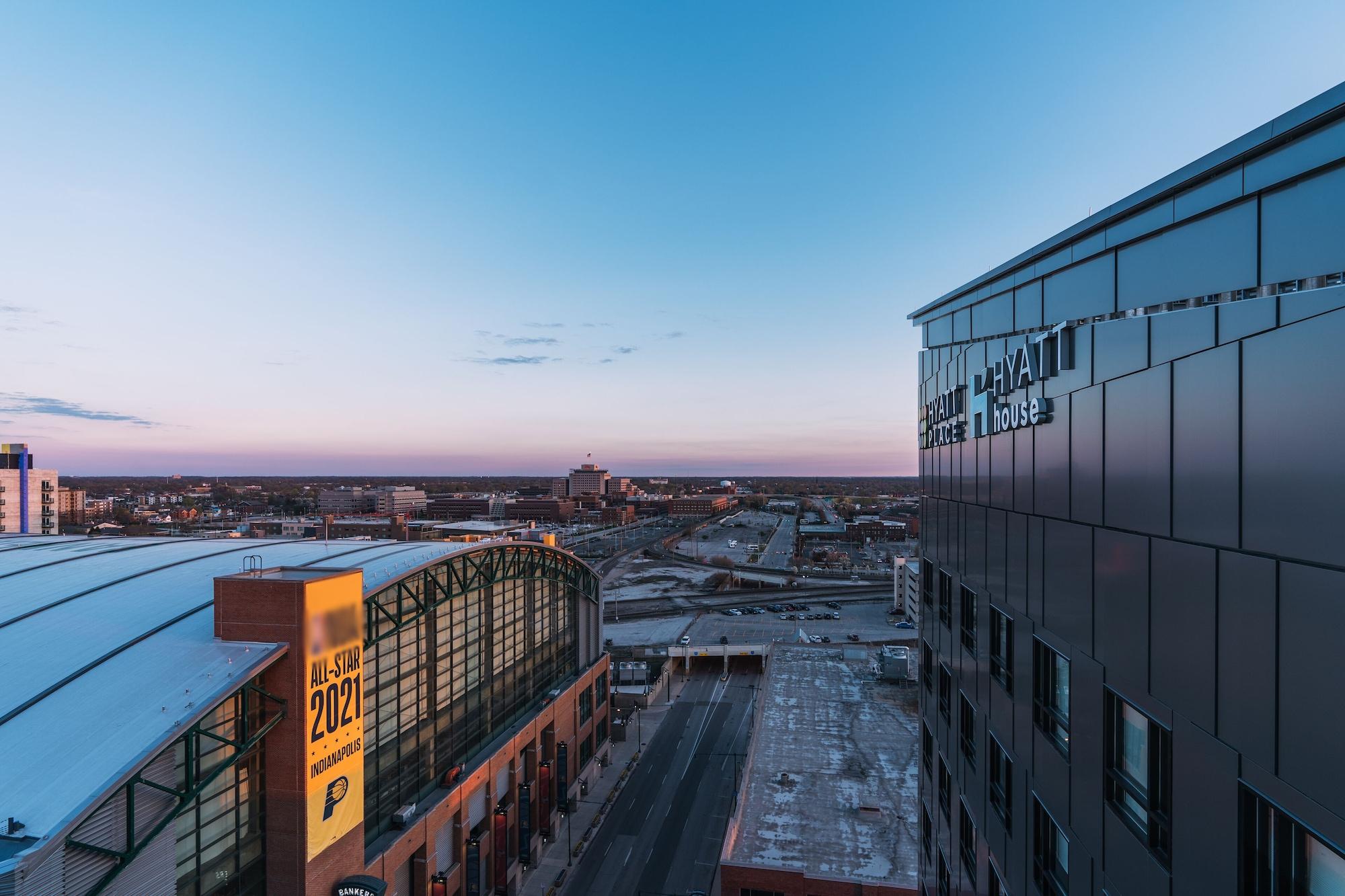 Hyatt House Indianapolis Downtown Hotel Exterior foto